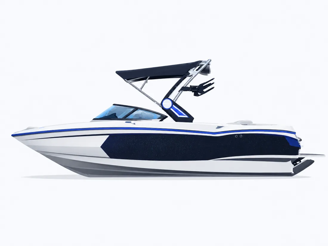 Wake-sports boat